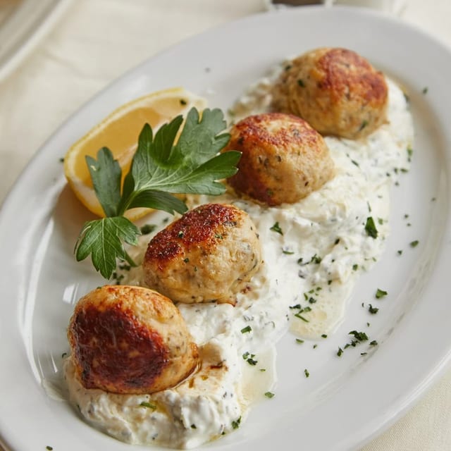 Chicken Keftedes.