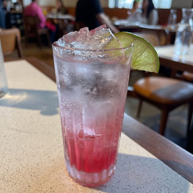 Cranberry and Seltzer.
