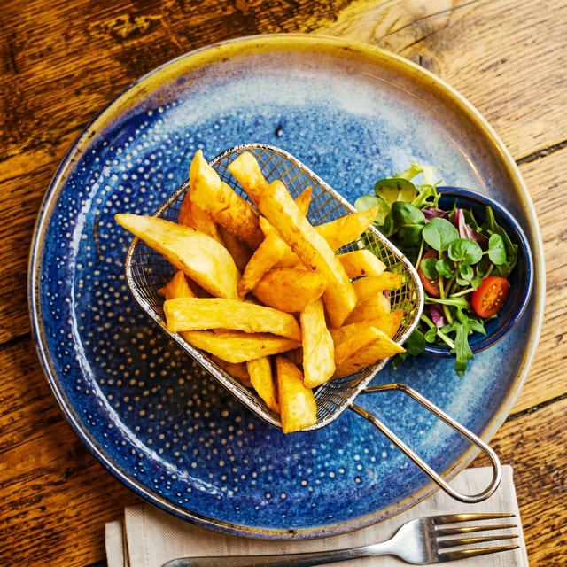 Hand-Cut Fries.
