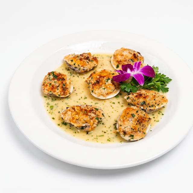 Baked Clams.