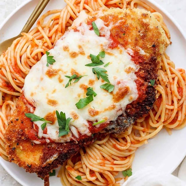 Chicken Parmigiana.