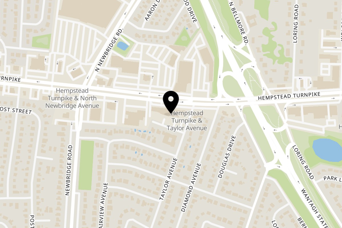 Map showing the location of Philia Restaurant on 2564 Hempstead Tpke in East Meadow